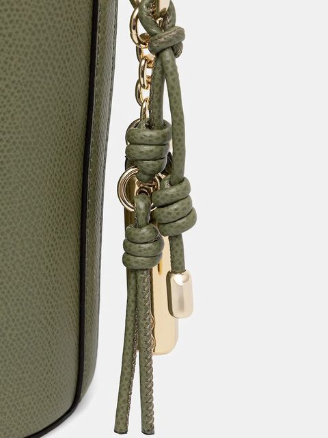 Furla torebka skórzana kolor zielony WE00859 ARE000 4555S