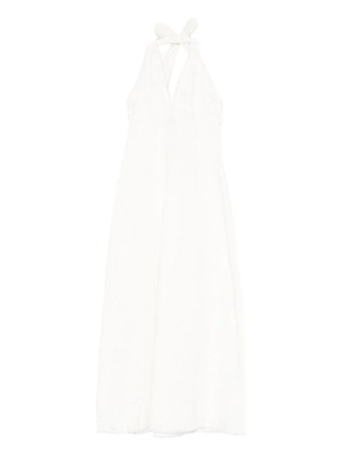 Posse Salma halterneck midi dress - White - zdjęcie produktu nr 1