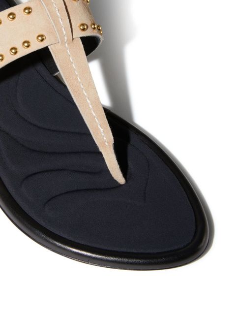 PUCCI Emilia stud-embellished flat sandals - Brown - zdjęcie produktu nr 2