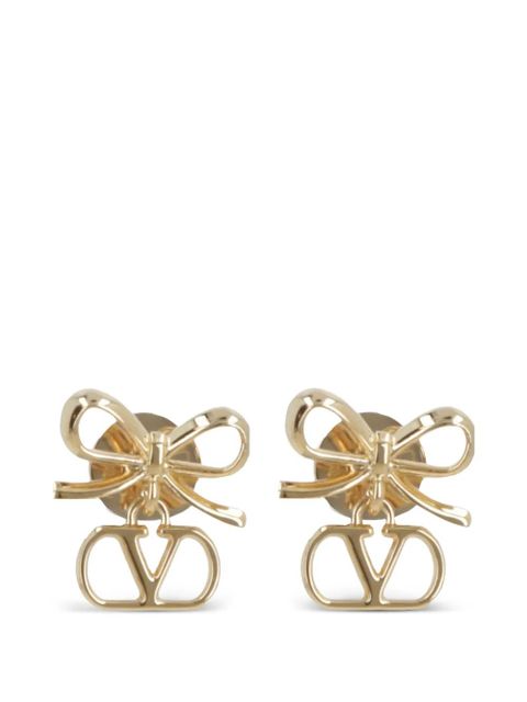 Valentino Garavani Vlogo signature metal earrings - Gold - zdjęcie produktu nr 1