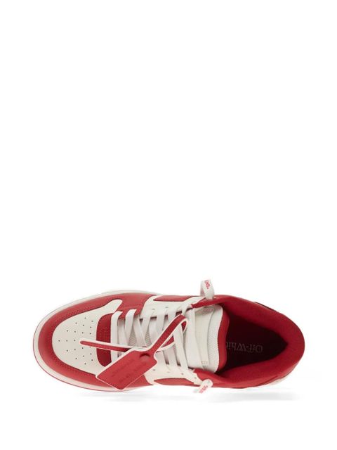 Off-White Out Of Office leather sneakers - Red