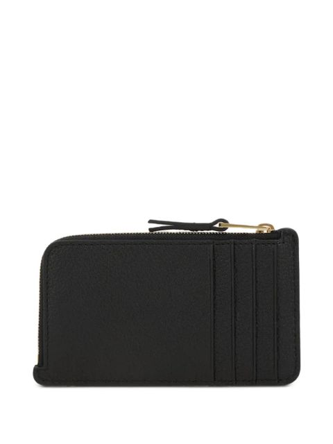 LOEWE grained-leather card holder - Black - zdjęcie produktu nr 2
