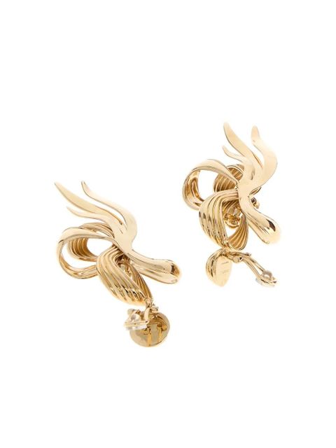 Miu Miu bow-shaped earrings - Gold - zdjęcie produktu nr 2