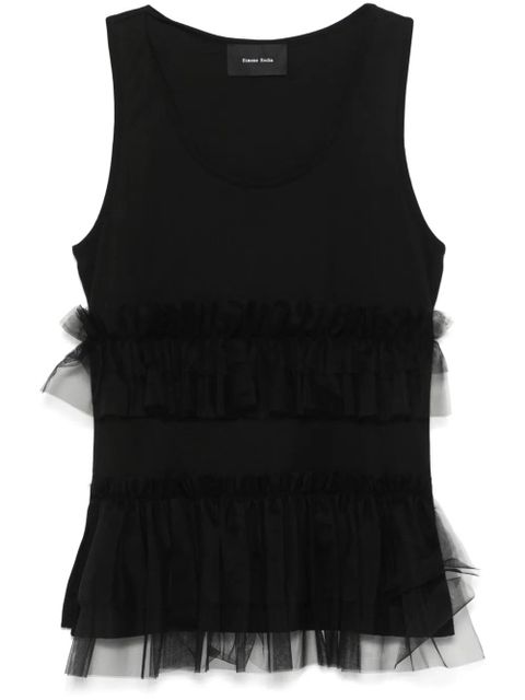 Simone Rocha tutu-hem tank top - Black - zdjęcie produktu nr 1