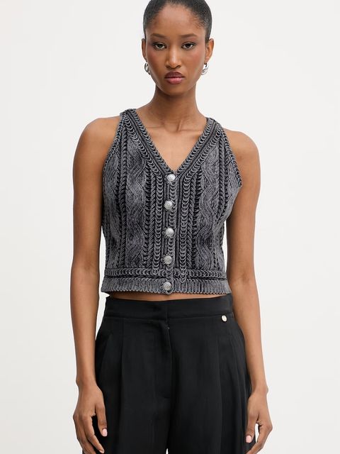 Pinko kamizelka damska bawełniana - zdjęcie produktu nr 1