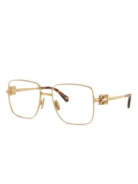 Miu Miu Eyewear square-frame sunglasses - Gold