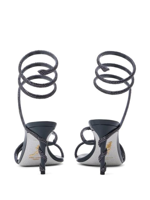 René Caovilla 80mm Margot sandals - Grey