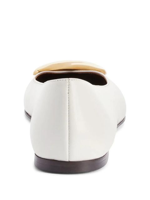 Giuseppe Zanotti Georgia Stone ballet flats - White