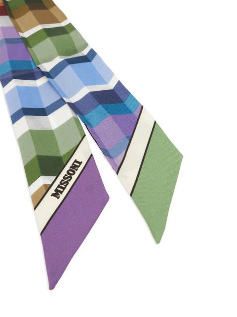 Missoni chevron scarf - Green - zdjęcie produktu nr 2
