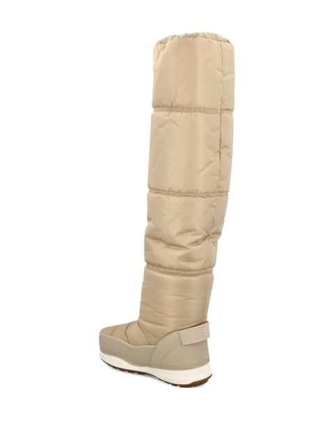 BOGNER quilted over-the-knee boots - Neutrals