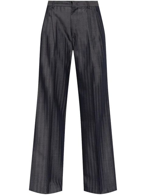 ETRO straight-leg tailored trousers - Blue - zdjęcie produktu nr 1