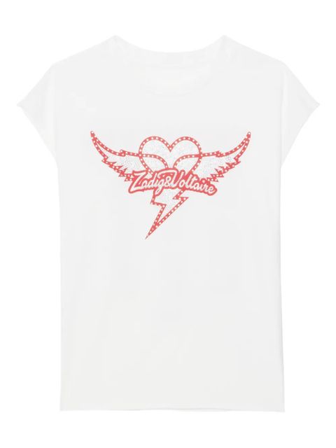 Zadig&Voltaire Cloe heart T-shirt - White - zdjęcie produktu nr 1