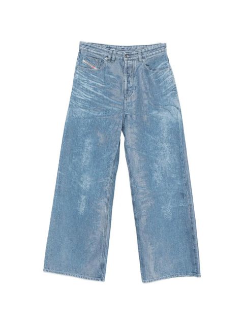 Diesel logo patch clear jeans - Blue - zdjęcie produktu nr 1