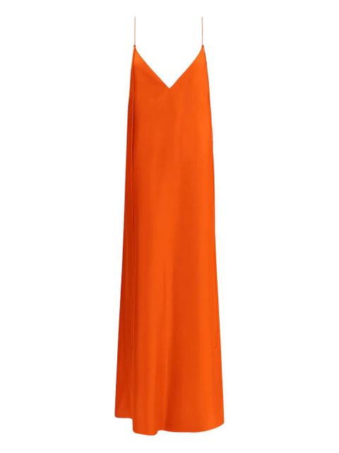 Róhe spaghetti-strap V-neck dress - Orange - zdjęcie produktu nr 2