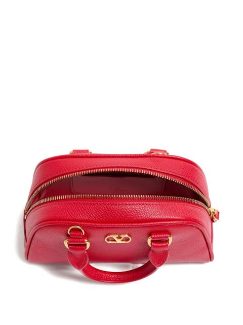 Valentino Garavani mini Bowling V-logo signature tote bag - Red