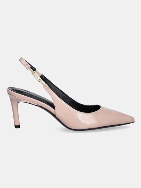 BOSS szpilki skórzane Gracey kolor różowy 50548596 - zdjęcie produktu nr 2