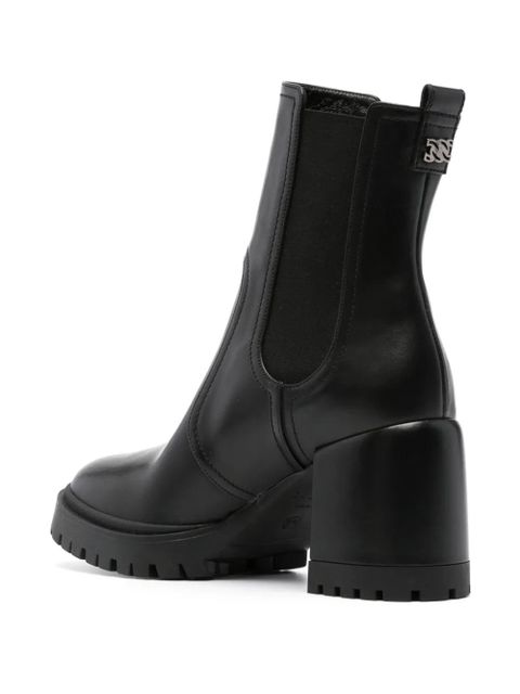 Casadei 70mm MAXXI boots - Black