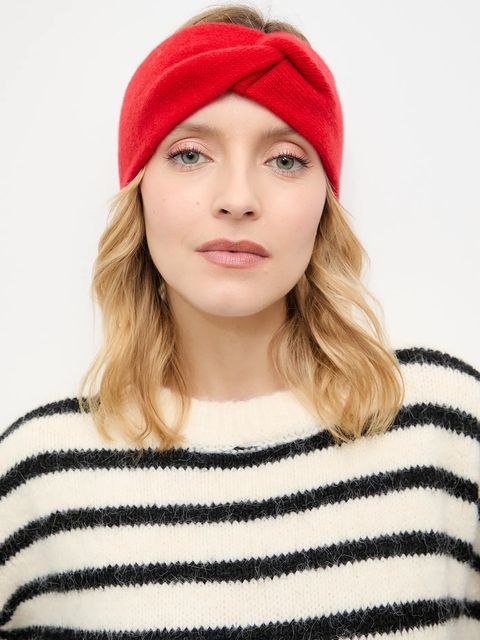 Answear.LAB opaska wełniana kolor czerwony