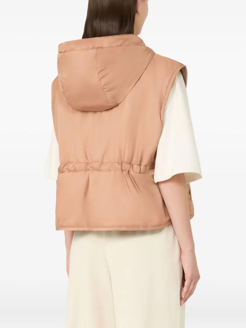 Weekend Max Mara reversible hooded quilted gilet - Green