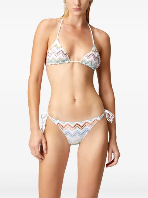 Missoni zigzag-knit bikini set - White - zdjęcie produktu nr 2