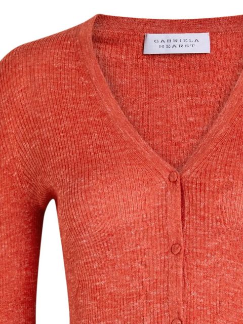 Gabriela Hearst Atiste V-neck cardigan - Orange - zdjęcie produktu nr 2