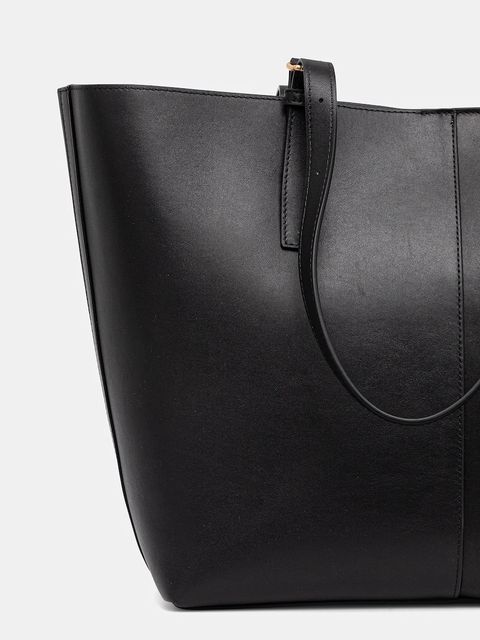 Marc O'Polo torebka skórzana kolor czarny 50611950301141