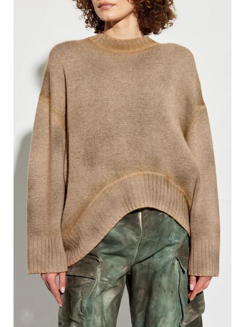 The Attico logo-embroidered sweater - Brown - zdjęcie produktu nr 2