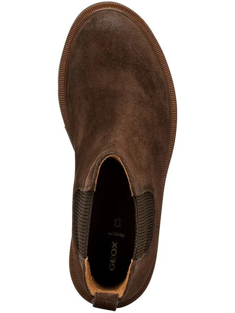 Geox sztyblety D NORIZE damskie kolor brązowy na płaskim obcasie D564ZD 00022 C6006