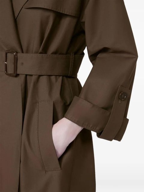 Max Mara belted cotton jacket - Brown