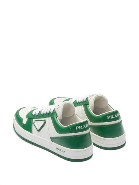 Prada Downtown leather sneakers - White