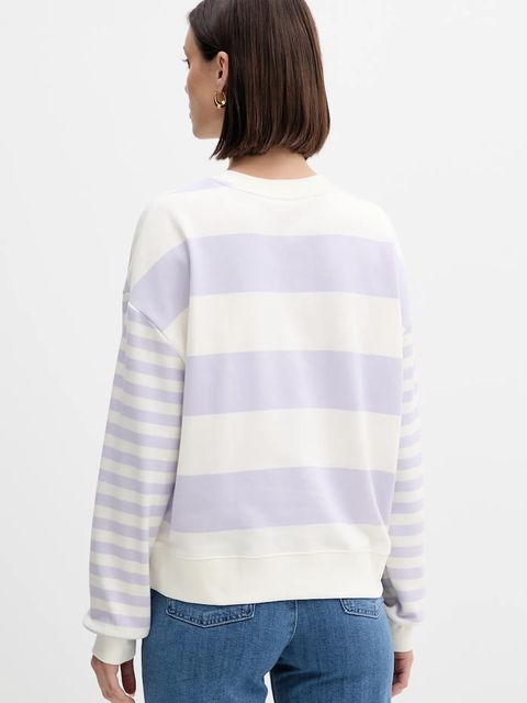 United Colors of Benetton bluza damska kolor fioletowy wzorzysta 3Y04D10AM