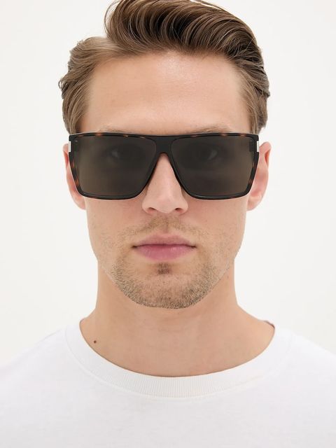 Saint Laurent okulary kolor pomarańczowy SL 756