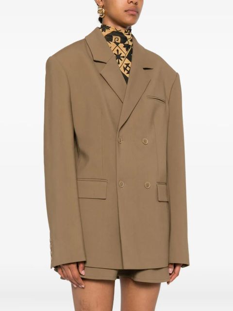Nanushka double-breasted blazer - Brown