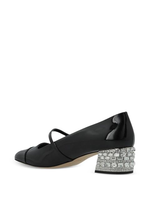 Jimmy Choo Elisa crystal pumps - Black