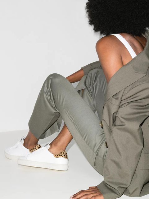 Axel Arigato Clean 90mm animal-print sneakers - White