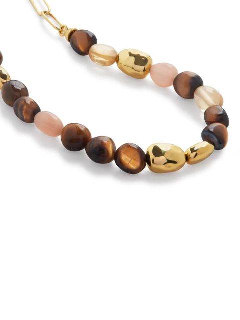 Monica Vinader Rio Neutral Gemstone beaded bracelet - Gold - zdjęcie produktu nr 2