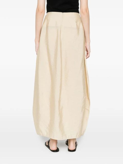 TOTEME parachute maxi skirt - Neutrals