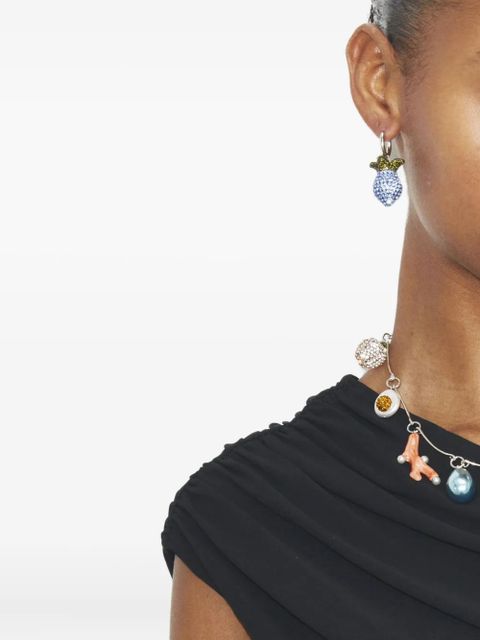 Tory Burch Curiosity Vegetable earrings - Silver - zdjęcie produktu nr 2