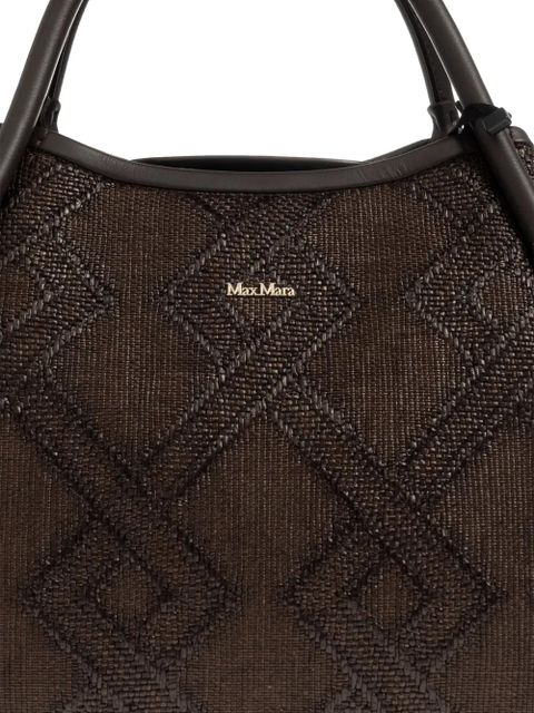 Max Mara small Marine tote bag - Brown