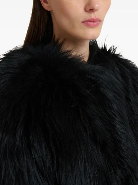 Marni shearling fluffy jacket - Black