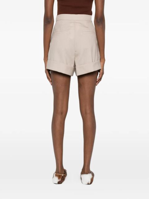 Max Mara Mxmcelebre concealed-fastening short - Neutrals