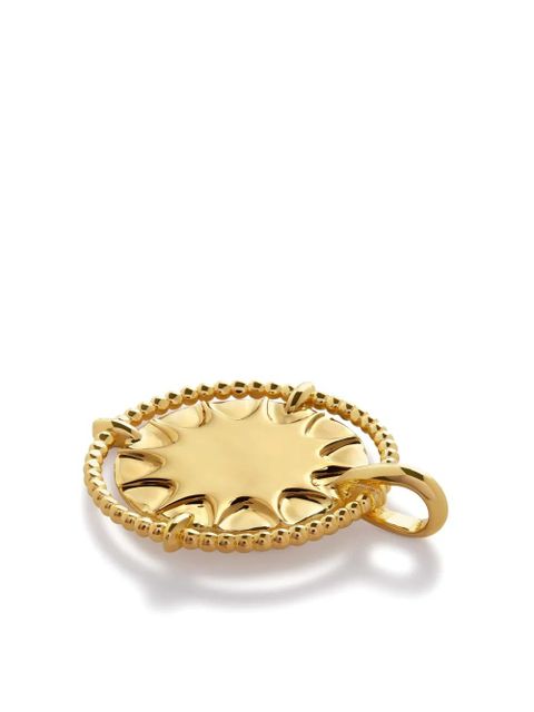Monica Vinader Talisman sun pendant - Gold - zdjęcie produktu nr 2