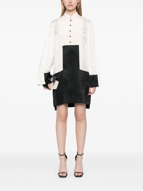 Alexander McQueen jacquard mini dress - Black - zdjęcie produktu nr 2