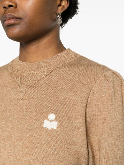 MARANT ÉTOILE Kelaya logo-embroidered jumper - Neutrals