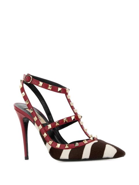 Valentino Garavani printed heeled pumps - Red - zdjęcie produktu nr 2