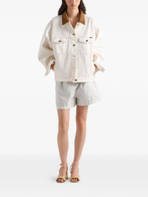 Prada Old denim blouson jacket - White - zdjęcie produktu nr 2