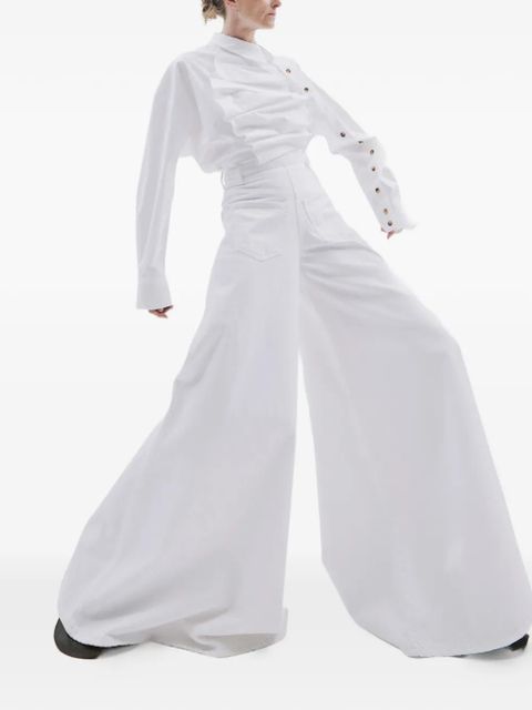 A.W.A.K.E. Mode button-embellishment blouse - White - zdjęcie produktu nr 2