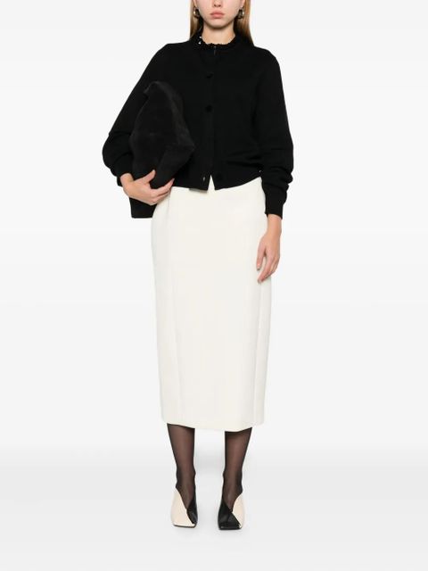 Jil Sander virgin wool cardigan - 001 BLACK