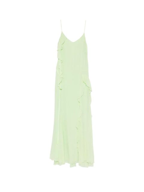 Blumarine ruffled dress - Green - zdjęcie produktu nr 1