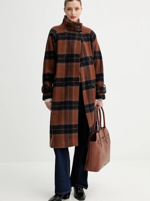 Marc O'Polo torebka skórzana kolor brązowy 50818770301104 - zdjęcie produktu nr 2